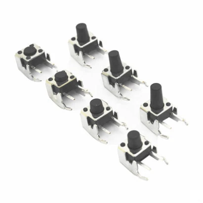 

PCB Momentary Tactile Tact Push Button Switch Right Angle With stent 6*6*4.3/5/6/7/8/9/12mm 6x6x4.3/5/6/7/8/9/12 MM (20PCS/)