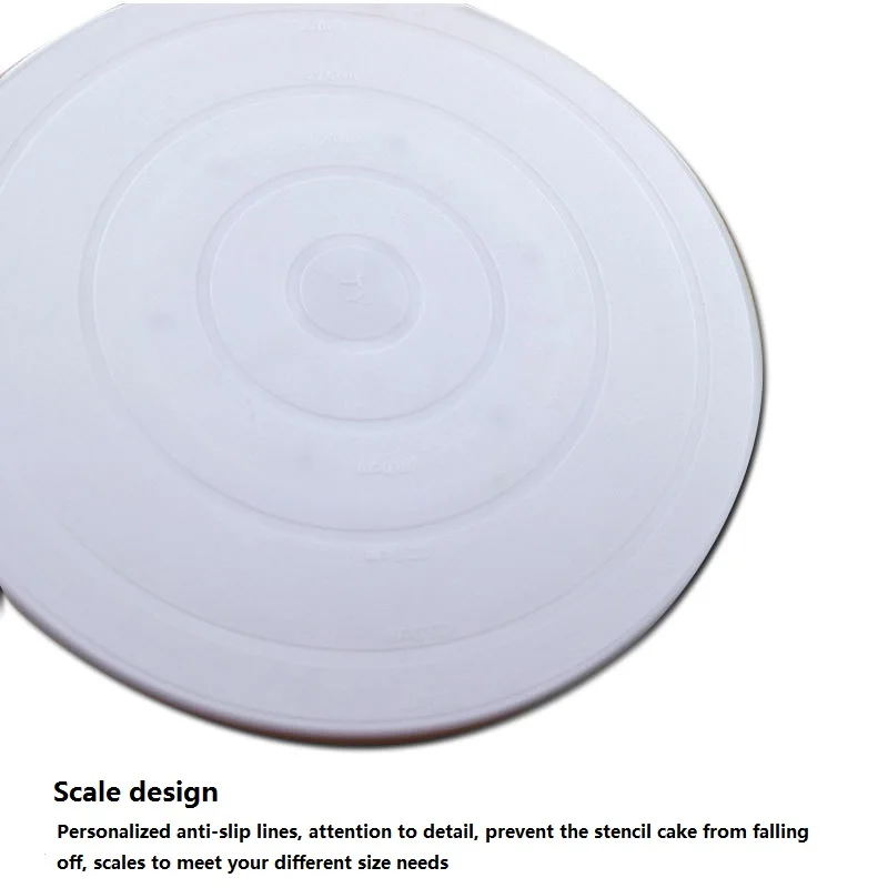 Кухонные инструменты для торта 28 см, пластиковая силиконовая противоскользящая вращающаяся дисковая подставка для торта, монтажная платформа для торта, инструмент для выпечки «сделай сам», поворотные столы для тортов