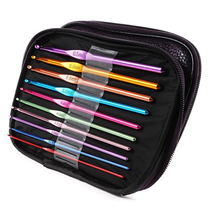 

Stainless steel crochet metal alumina crochet set knitting tool crochet set kit