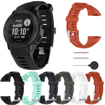 

Silicone Watch Band Strap For Garmin instinct Watchband Rubber Breathable Replacement Sport Bracelet Wristbands