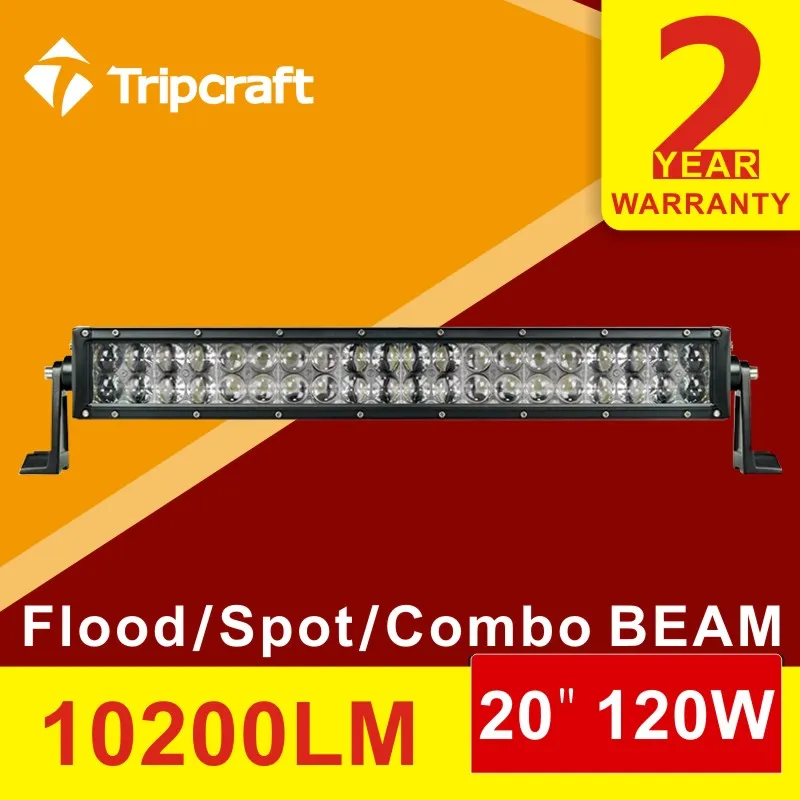 20'' 120W LED light bar offroad 4D led spot/flood  truck boat car suv 4X4 bar driving fog light led work light 12v 24v headlight