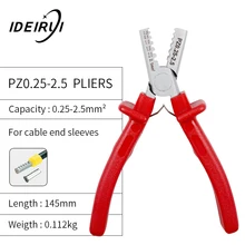 Mini Small Ferrules Tool Crimper Plier for Crimping Cable End-sleeves from 0.25-2.5mm2 Mini Small Ferrules Tool Crimper Plier for Crimping Cable End-sleeves from 0.25-2.5mm2
