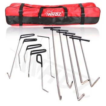 

Set 11 Pieces Auto Body Dent Removal Pdr Rod Tool Kit- Hail and Door Ding Repair Starter