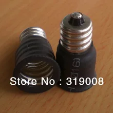 E12 для E14 адаптер лампа e12 розетку постоянного тока в переменный конвертер, 100 шт./лот через DHL