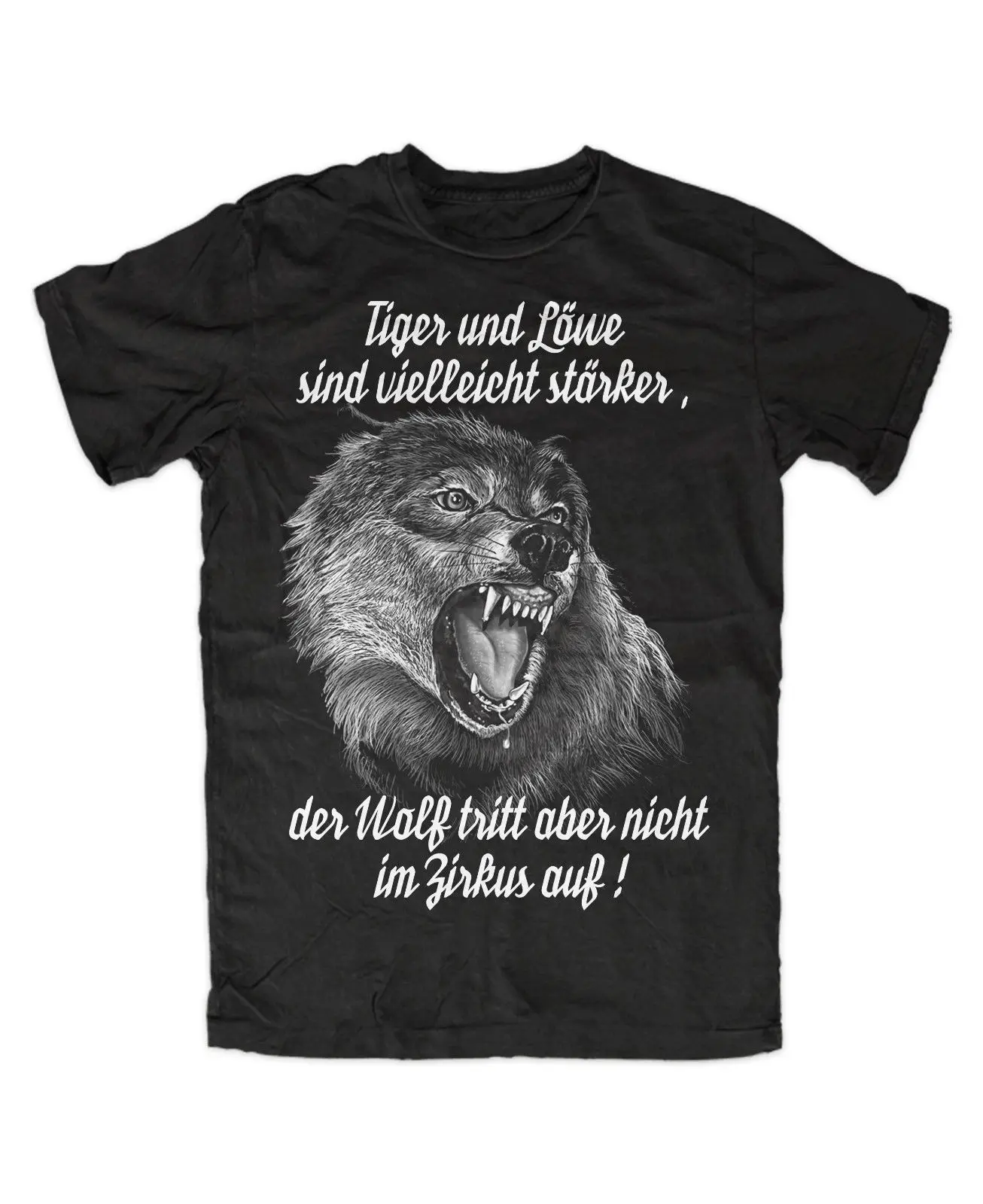 

Wolf premium T-Shirt T Shirt Walhalla Berserker Wikinger Viking Zirkus LOwe Tiger Design Short Sleeve Tee Shirt TOP TEE