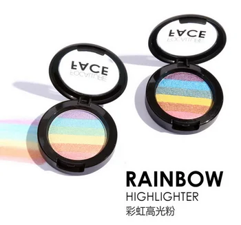 

by ems or dhl 50pcs Contouring Concealer Shimmer Glow Kit Powder Highlighter Rainbow contour palette Concealer