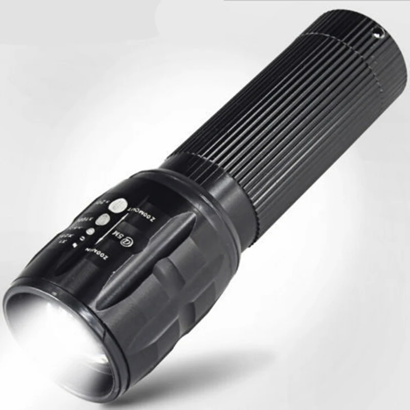 

3W LED AAA Battery Flashlight penlight 200LM Waterproof Torch 3 Modes zoomable Adjustable Focus Lantern Portable Light