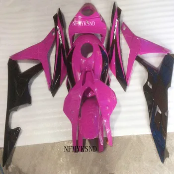 

Hot Rose red fairing parts Injection moulding for HONDA CBR600 RR black fairings 2007 2008 CBR600rr 07 08 motobike fairing