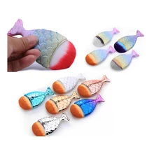 

20 color 1pcs Mermaid Foundation Makeup Brushes Powder Blush pinceis de maquiagem fish brush by temptalia