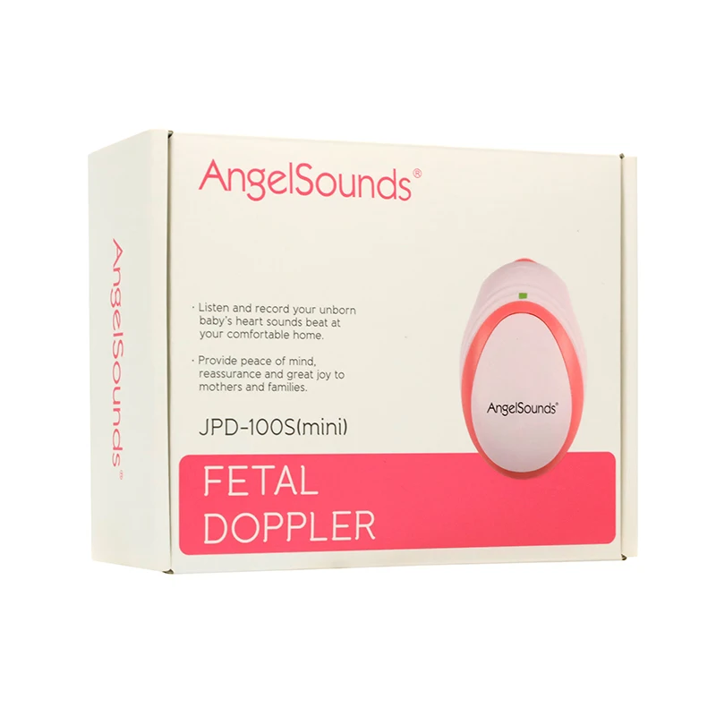 Angelsound джемпер JPD-100smini фетальный допплер детский монитор 3 МГц ультразвуковое пренатальный кардиомонитор карманные допплеры наушники USB кабель
