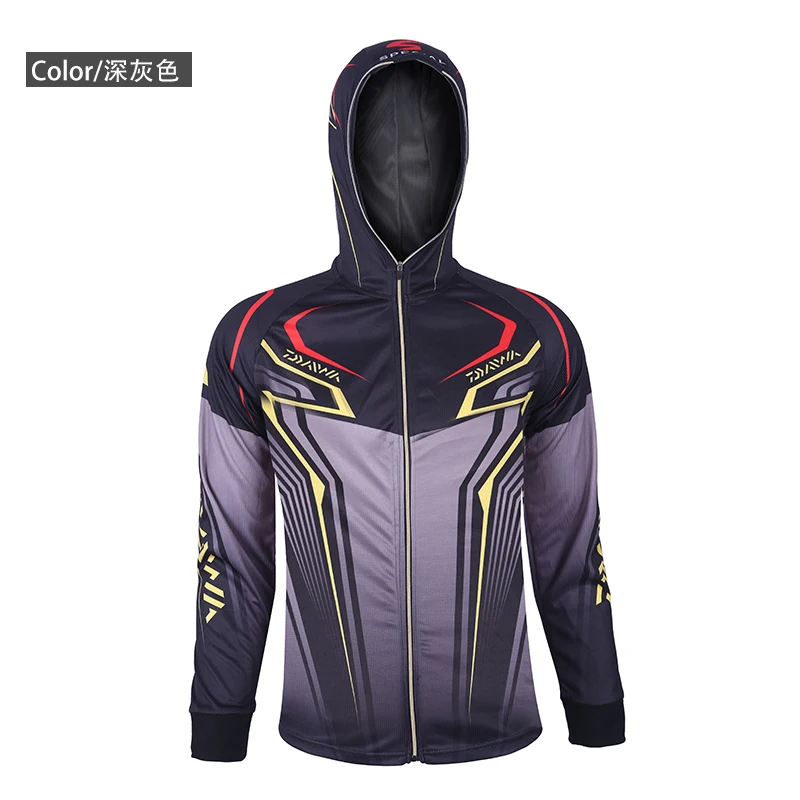 

2018 NEW DAIWA Fishing clothes Long sleeve summer DAWA Sunscreen Anti mosquito Breathable outdoors Hooded DAIWAS Free shipping
