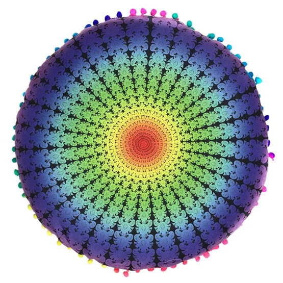 Ouneed напольные подушки с индийской мандалой круглый богемный подушки Чехол jan1 Профессиональный Прямая поставка