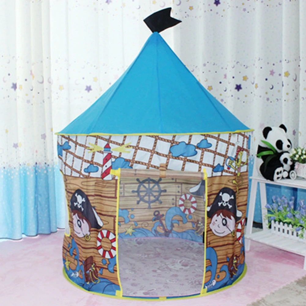 

Children Foldable toys tent with Mat Pirates Mongolian Yurts tent boys the best Outdoor toys Play the game house for kids toys