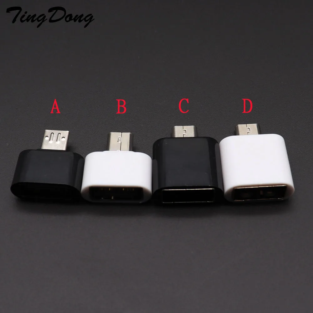 

TingDong Micro USB To USB OTG Adapter 2.0 Converter For Tablet Pc to Flash Mouse Keyboard