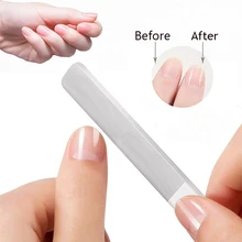 Nano пилочка для ногтей Maincure Buffer, чехол с натуральным физическим кристаллом, сияющий, не вредит телу, для взрослых и детей, прочный лак для ногтей