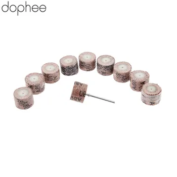 

dophee 10Pcs Dremel Accessories 80-Grit Sanding Flap Wheel Sander Sanding Disc Grinding Flap Disc Grinder Rotary Tools 20*16*3mm
