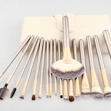 Высокое качество 18 филиал Postma и белого цветов Макияж Кисти кисть цвета шампанского ручка Набор для профессионального макияжа для девочек