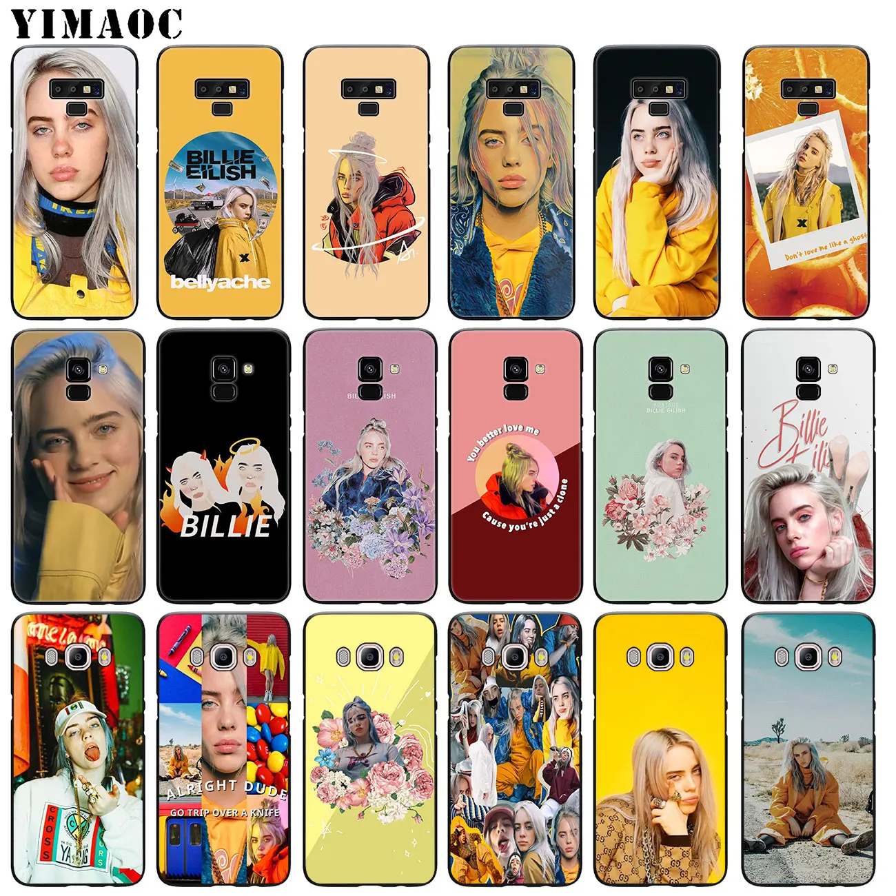 coque samsung a6 2018 billie eilish