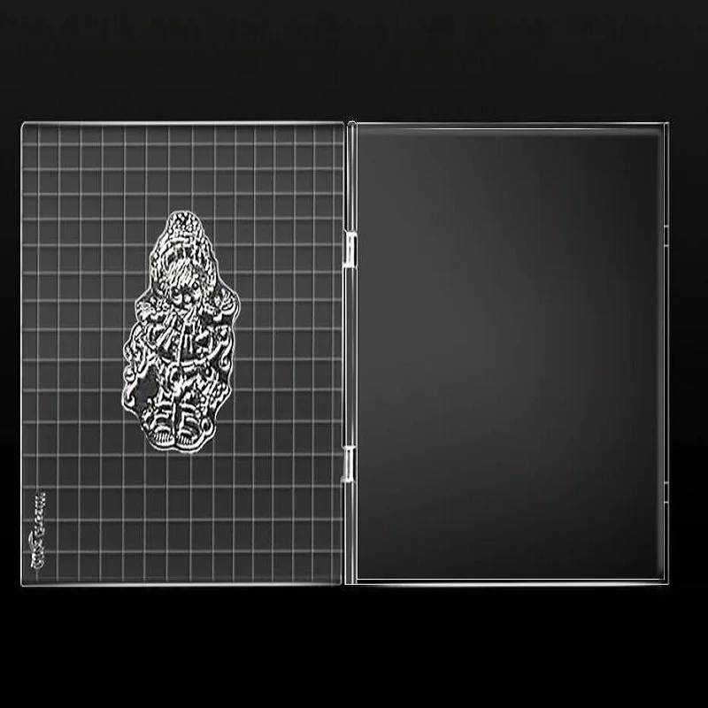 

16x16CM transparent Acrylic pad Embossing Stamping Tool for DIY Scrapbooking silicone clear stamp paper Craft supplies