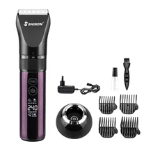 Профессиональный керамический нож для машинки для стрижки для мужчин детский ЖК-дисплей триммер для волос резка станок для бритья Парикмахерская Салон турбо