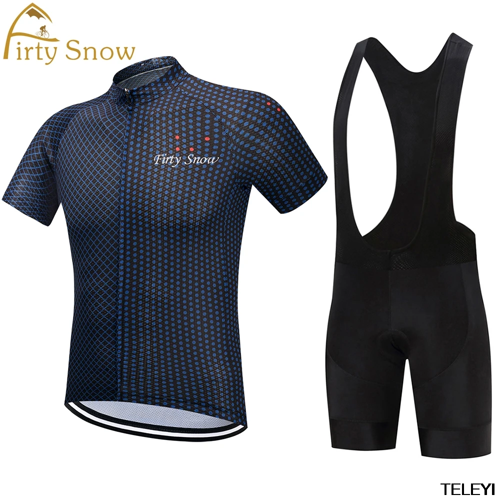 Buy Firty snow Camouflage Lycra Cycling Jersey Bib Set
