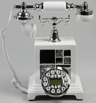 

antique telephone fashion modern white vintage telephone household caller id/Hands-free/backlit