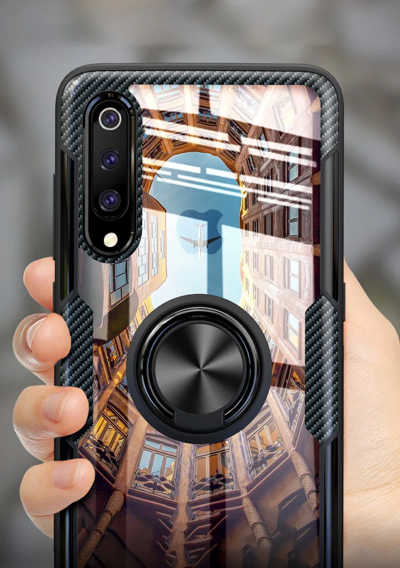 Кольцо 360 Полный протектор чехол на xiaomi mi 9 8 lite mi8 чехол сяоми ми 8 лайт ми 9 силиконовый чехол Xiaomi Redmi Note 7 редми нот 7 чехол