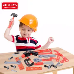 Zhorya Repair Tool игрушечные лошадки ролевые игры дети раннего обучения Образование детский набор инструментов DIY моделирование для детей
