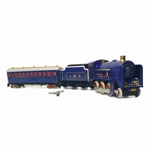 [Funny] взрослая Коллекция Ретро заводная игрушка металлическая жестяная движущаяся винтажная модель поезда Механическая заводная игрушка фигурки детский подарок
