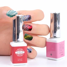 

6ml Wire Nail Line Painting Gel Varnish Pulling Silk Drawing Spider Nail Art Gel Polish Lacquer With Brush DIY Manicure SA731