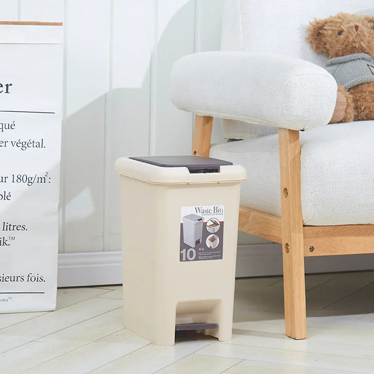 1 шт. мусорные баки с педалью для рук двойное использование мусорные ...