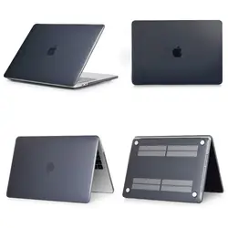 Прозрачный корпус для Macbook Pro retina Air 11 12 13 15,2018/2019 для Mac Air 13 дюймов A1932, новый pro 13 15 крышка в виде ракушки