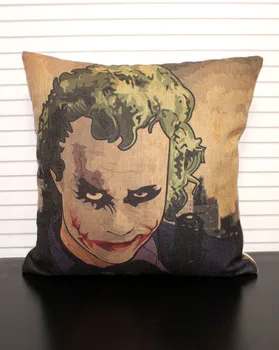 

Joker pillow cover, superhero Justice League batman joker cartoon throw pillow case pillowcase wholesale