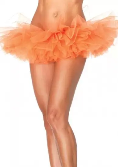 Новая разноцветная мини-Тюлевая Одежда для девочек короткие юбки-пачки - Цвет: Оранжевый