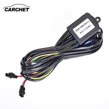 CARCHET DRL дневные ходовые жгуты светодиодные световые реле управления Вкл/Выкл диммер Лампа Комплект для автомобиля DRL световое реле DC 12 В 2.5A 30 Вт