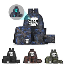 Модные 5/шт светящиеся mochila Зефир студента для подростка студенческий рюкзак зарядка через USB ноутбук противоугонные школьные сумки