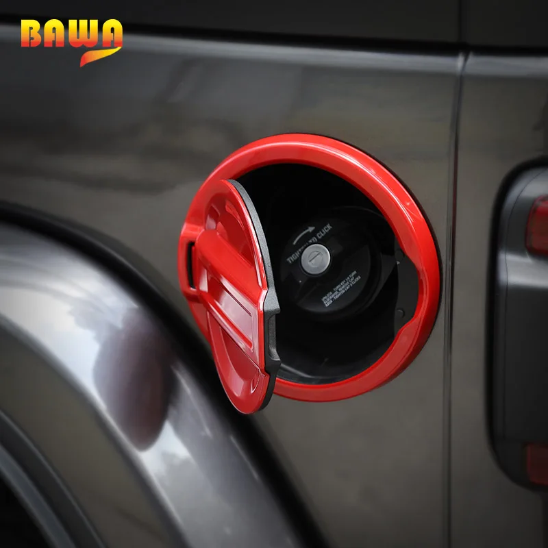 Крышки бака BAWA для Jeep Wrangler JL 2018 ABS крышка топливного наклейки jl аксессуары|Крышки
