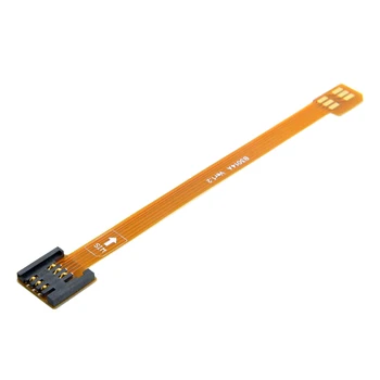 

10pcs/lot Chenyang 3G 4G Micro SIM Card Kit Male to Standard UIM SIM Female Soft Flat FPC Extension Cable 10cm