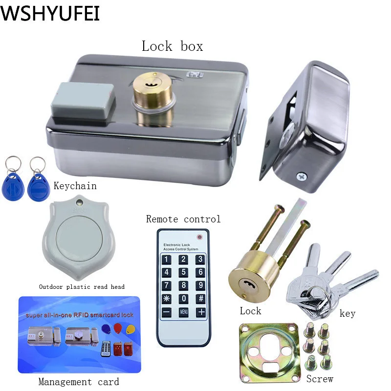  1pcs modern minimalist home smart card remote key lock Easy and convenient fashion lock Open to the - 33042426681