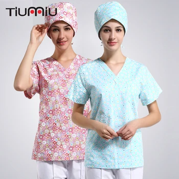 

New Scrub Sets High Quality short-sleeved Doctor Nurse Uniform Summer Hospital Medical Beauty Salon Spa Surgical Medical Uniform