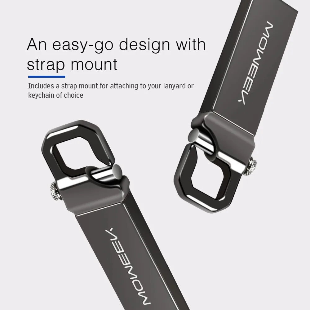 Moweek USB флеш накопитель usb 2 0 реальная емкость 8 ГБ 16 32 64 128 флешка водонепроницаемая
