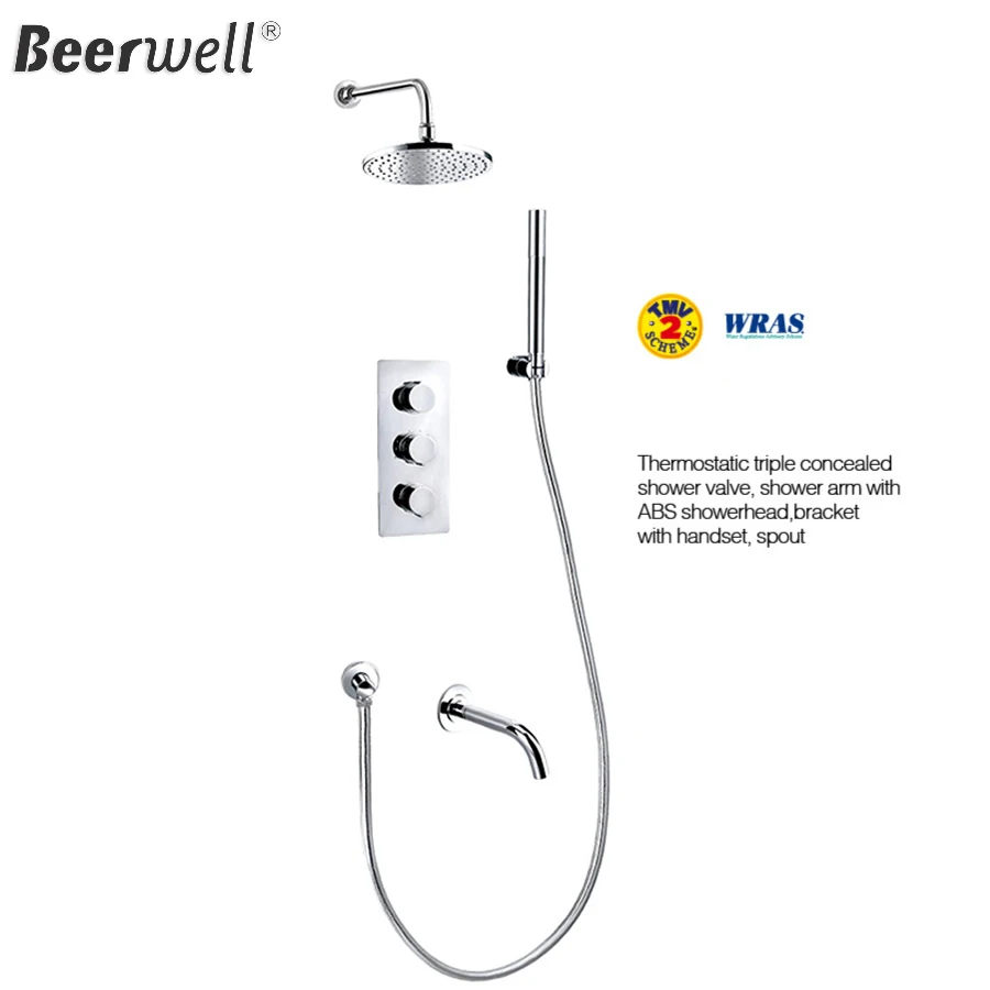 2015 New Bathroom Triple control thermostatic shower valve,thermostatic