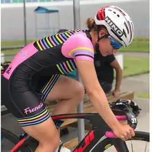 Pro Team триатлонный костюм женский mtb Велоспорт шерстяной облегающий костюм комбинезон Велосипедное трико Ropa ciclismo набор розовый гель pad