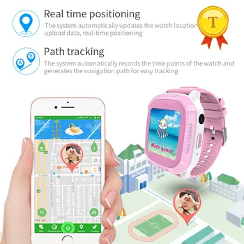 

Waterproof Child Kids Smart Phone Watch GPS LBS path tracking real time positioning Camera Bluetooth Anti Lost Monitor SOS call