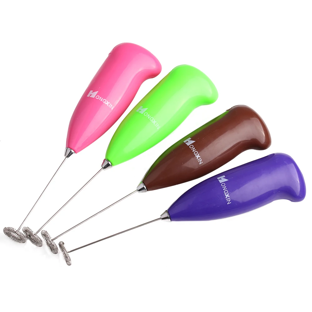 

1 PCS Hot 4 Colors Handheld Mini Electric Egg Beater Milk Coffee Whisk Mixer Kitchen Tools Egg Beater