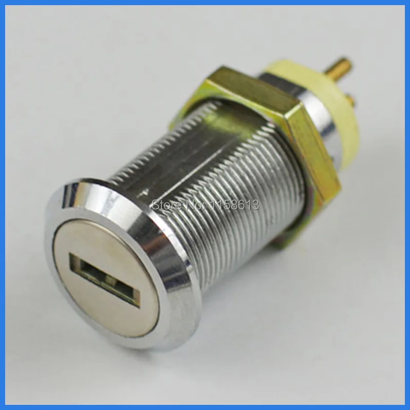 10 pieces 32mm chrome plated keyed differently flat key gaming slot