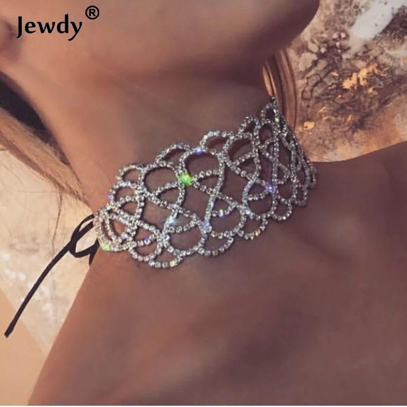 Женское Ожерелье чокер с кристаллами 8 дюймов|fashion choker|crystal necklacefashion statement necklace |