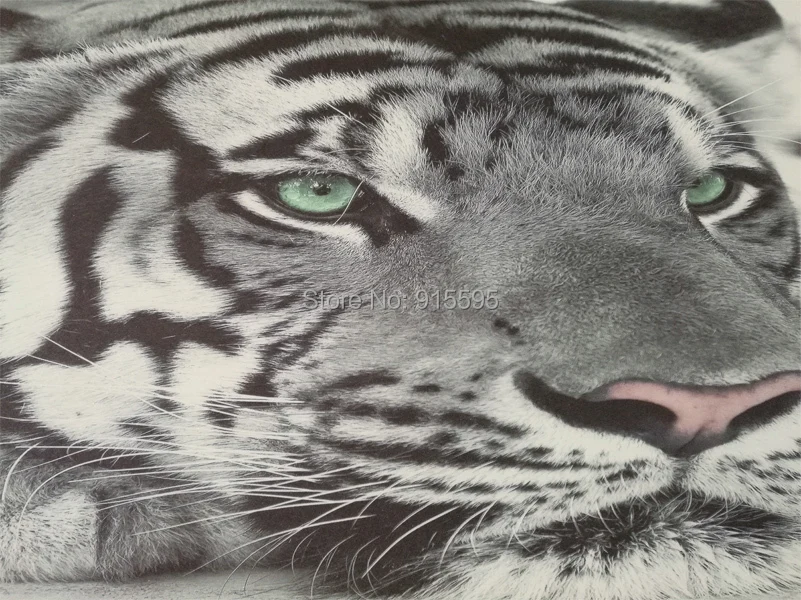 Пользовательские 3D фото обои черно-белые животные Тигр настенная живопись гостиная спальня вход фон Настенная роспись обои