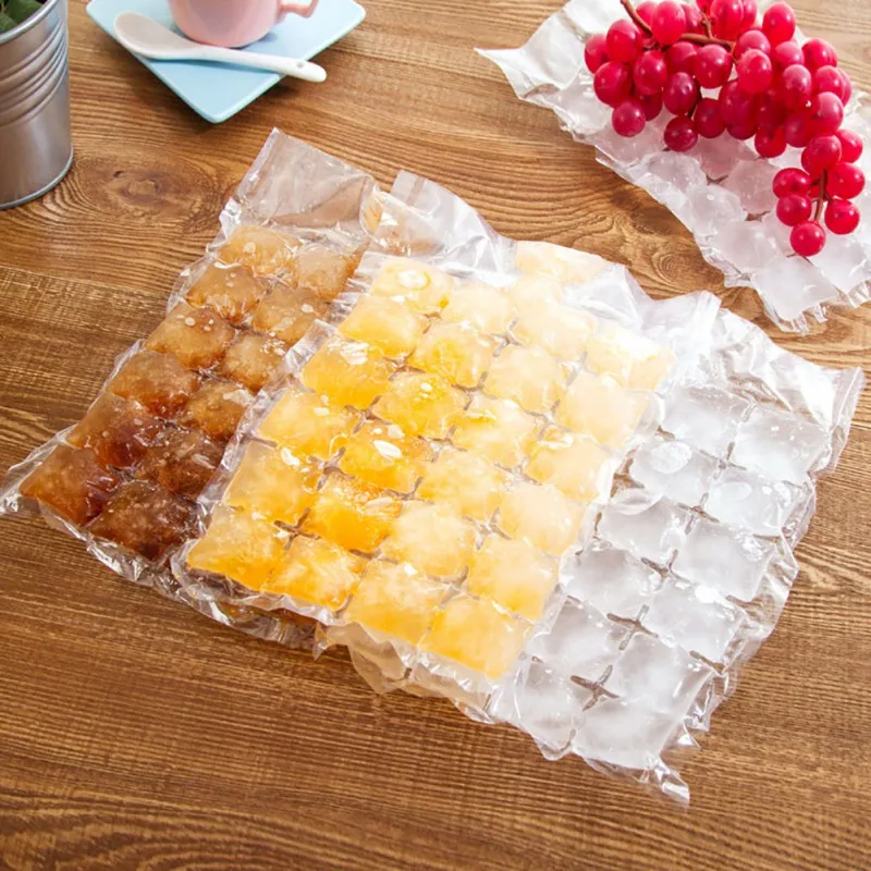 

Creative self-sealing Disposable Ice-making Bags Ice Cube Bags Ice Mould Tray Summer DIY Ice Maker Tool 10pcs/pack