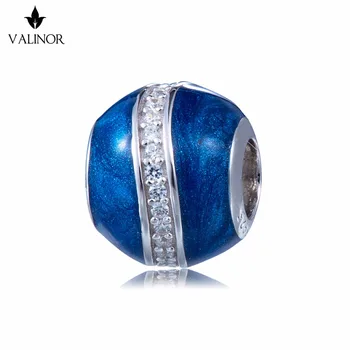 

Flashing blue equator 925 Sterling Silver Tropical Fish And Water plants tailBeads Charms Fit Bracelets DDBJ018-D